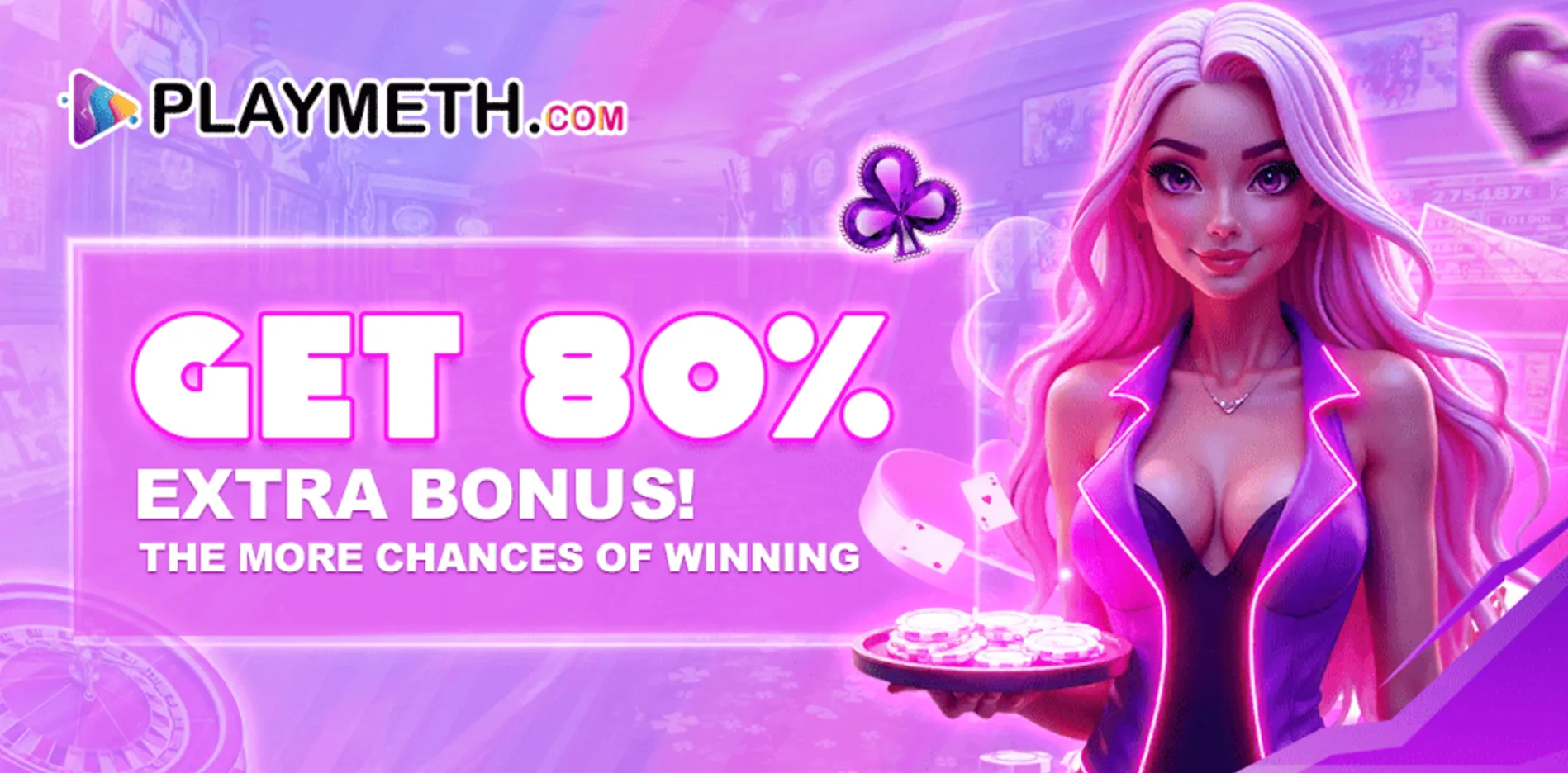 100% match bonus with free spins